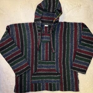 Artesanias Mickey Baja Unisex Hoodie Pullover Sweater Size Medium Men's Women's